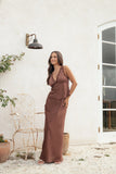 Kelso Top Brown Polka Dot