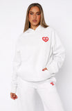 11th Street City Girl At Heart Oversized Hoodie Cherry Glaze