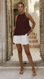Gaia Top Burgundy