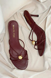 Sinclair Heels Burgundy