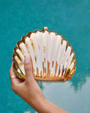 Gold Coast Shell Clutch