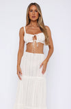 Back To Summer Top White