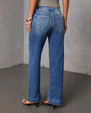 Emberlie Super Stretch Straight Leg Jeans