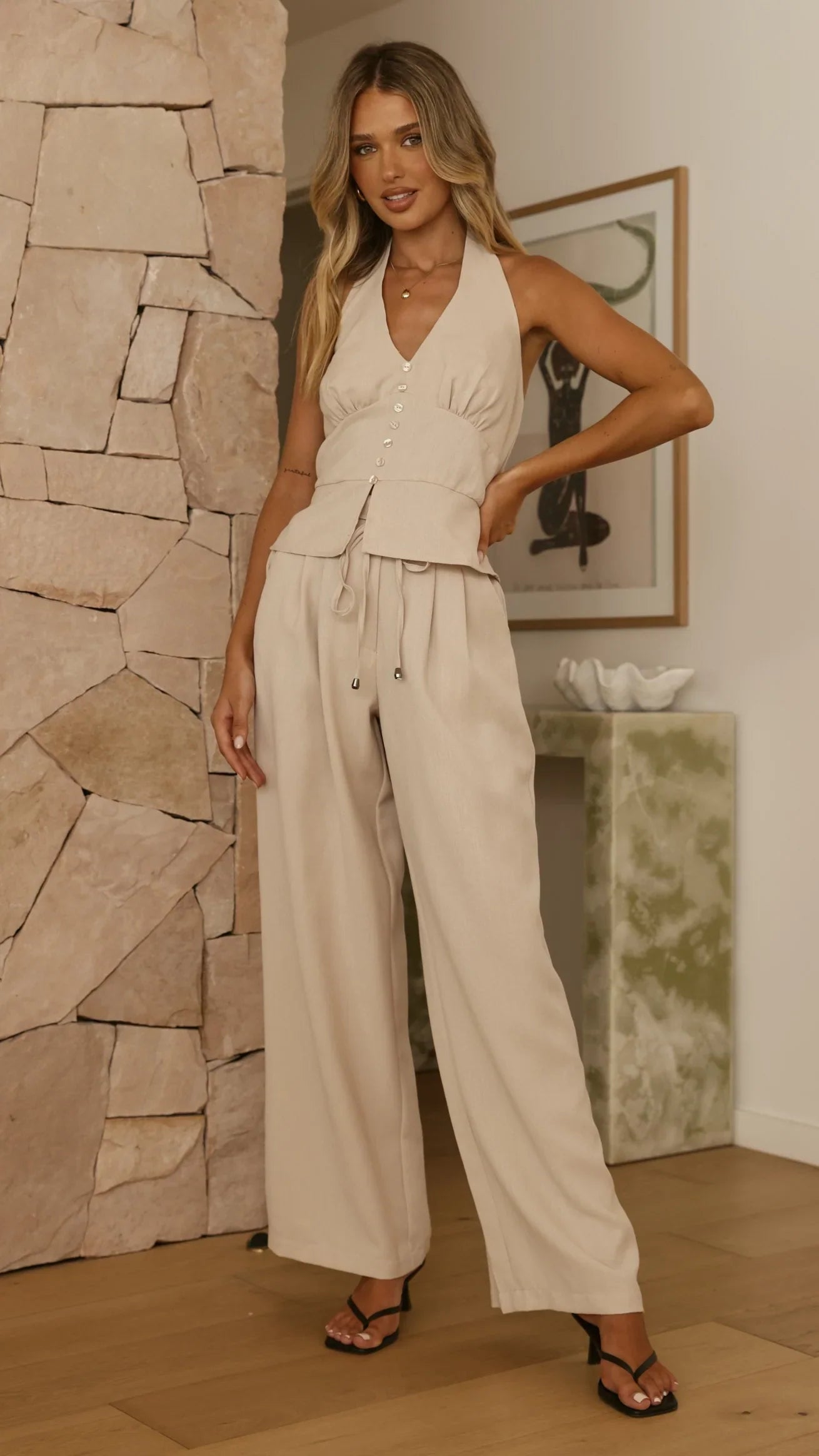 Rebekka Pants Beige