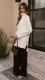 Ravio Oversized Rib Knit Cream