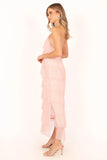 Colton Halterneck Maxi Dress Pink