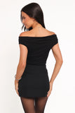 Darina Off Shoulder Top Black
