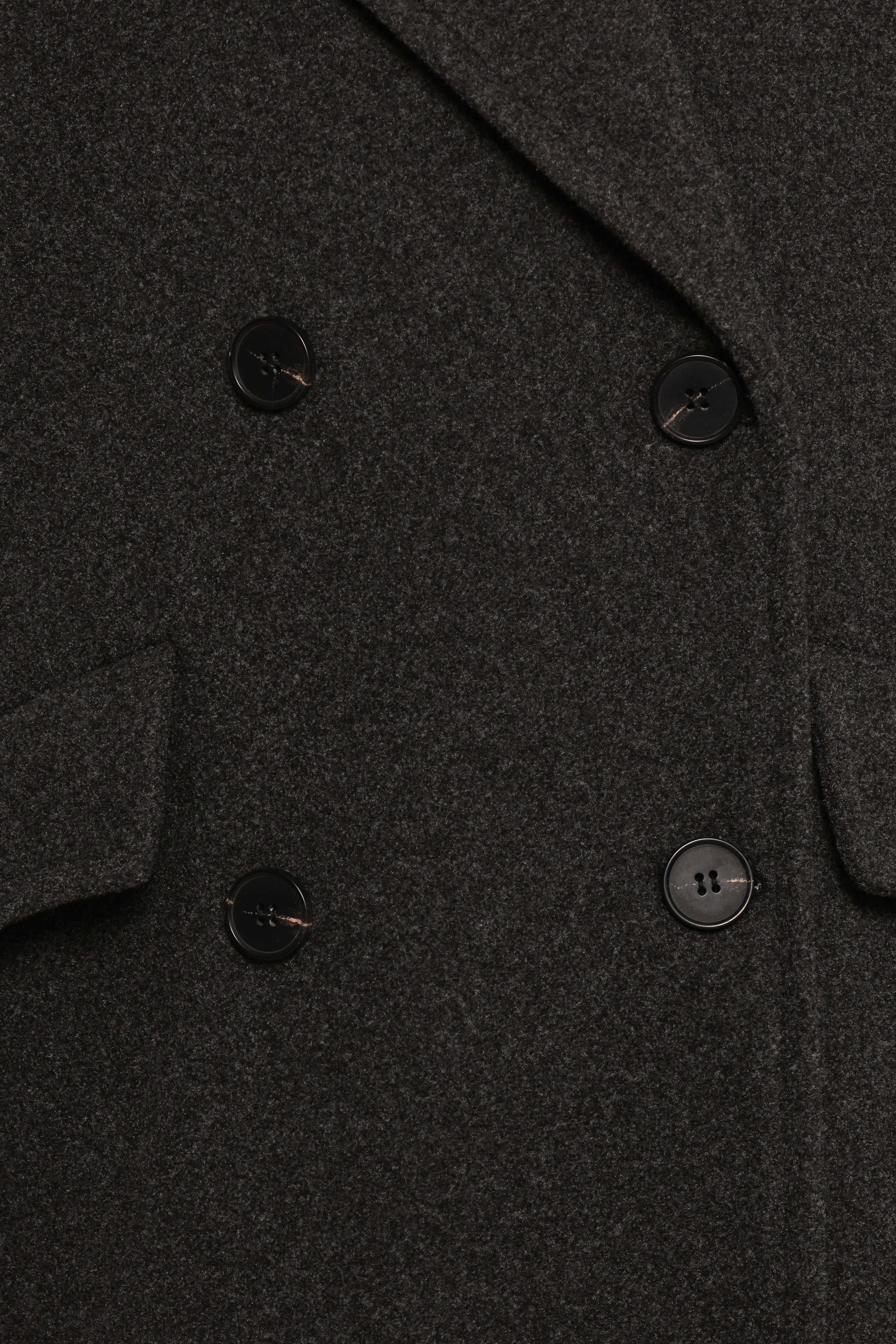 Brylie Oversized Coat Charcoal