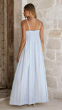 Pippa Maxi Dress Blue Stripe