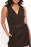 Vesper Corduroy Romper Chocolate