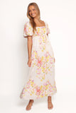 Delaney Maxi Dress Pink Floral