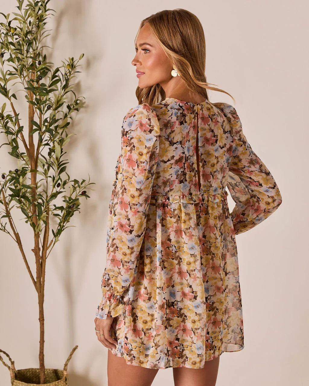 Forever Muse Pleated Mini Dress