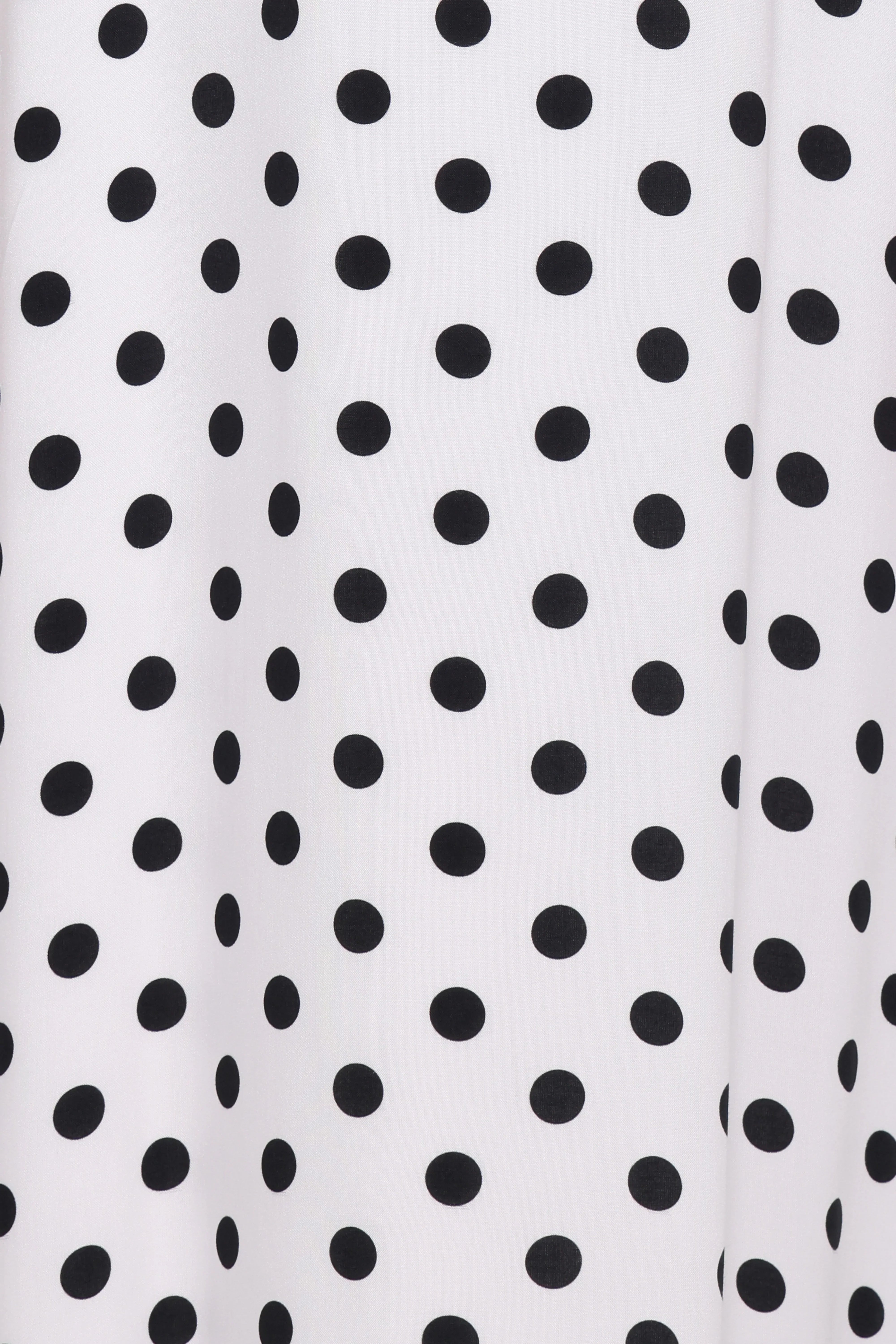 Virgo Maxi Dress White Polka Dot