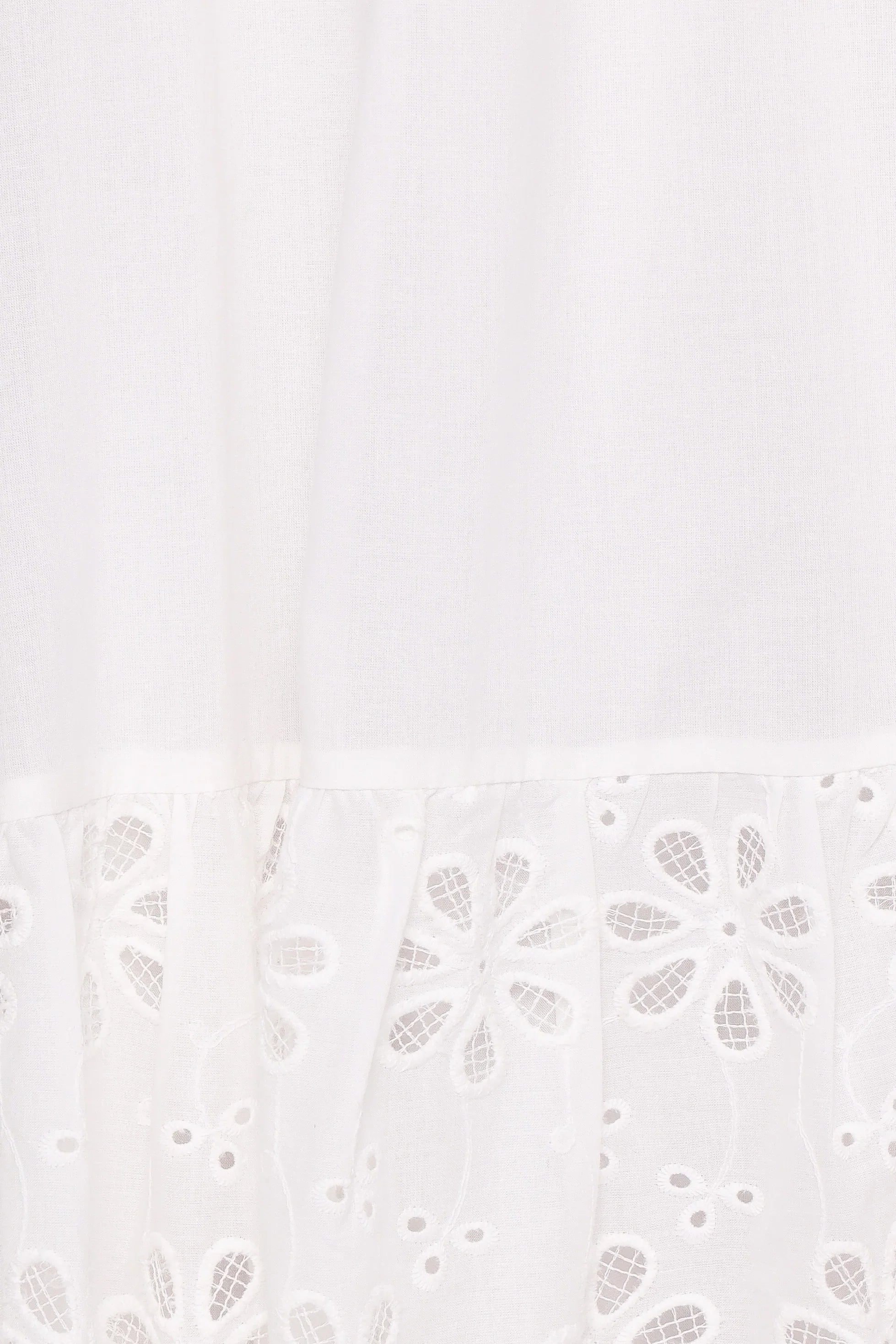 Xana Maxi Dress White Broderie