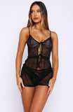 Honey Sweet Pyjama Set Black