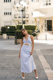 Bailee Maxi Dress Blue Stripe