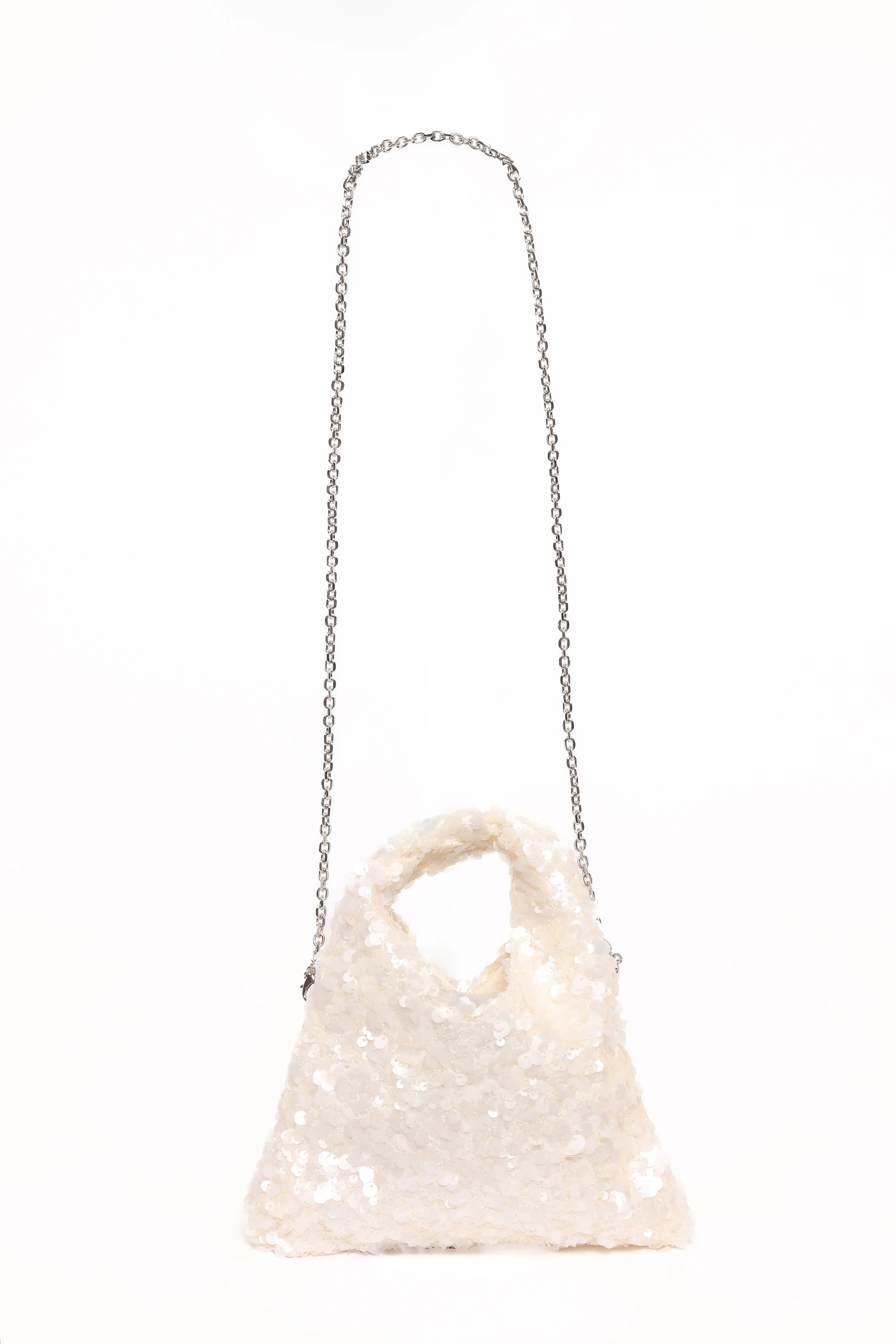 Ashlyn Sequin Bag Champagne
