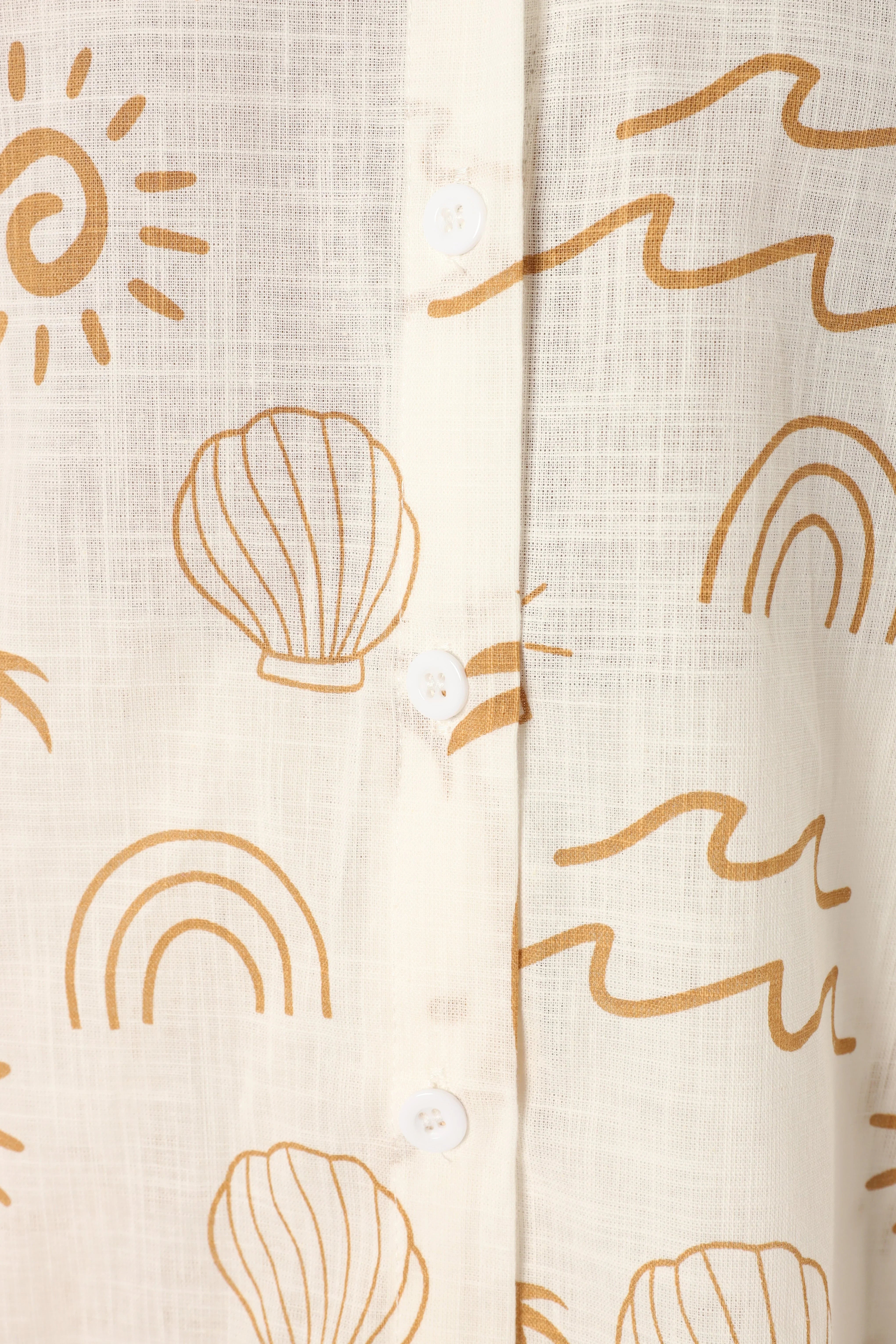 Tally Short Set White Beige
