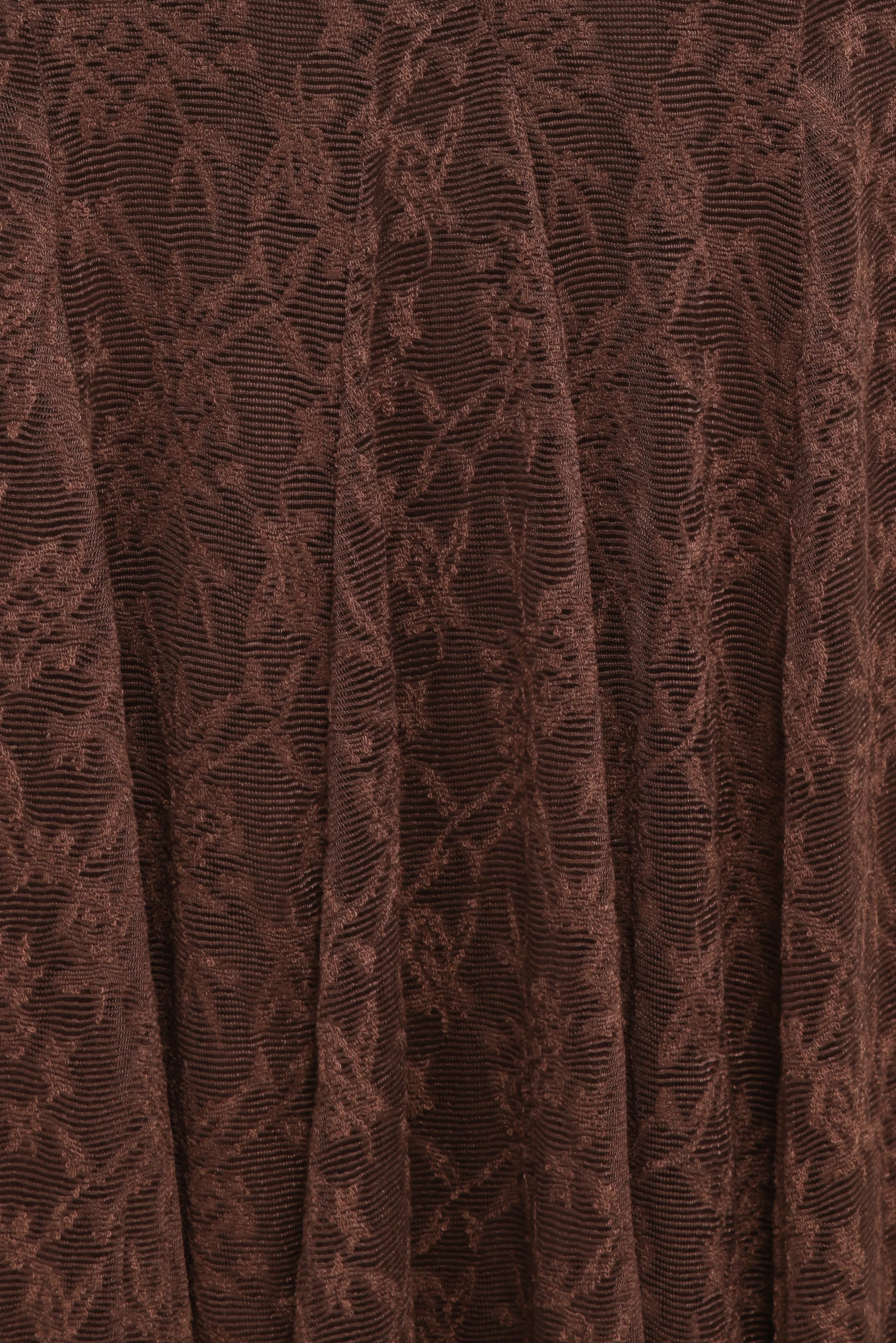 Bromley Lace Skirt Set Brown