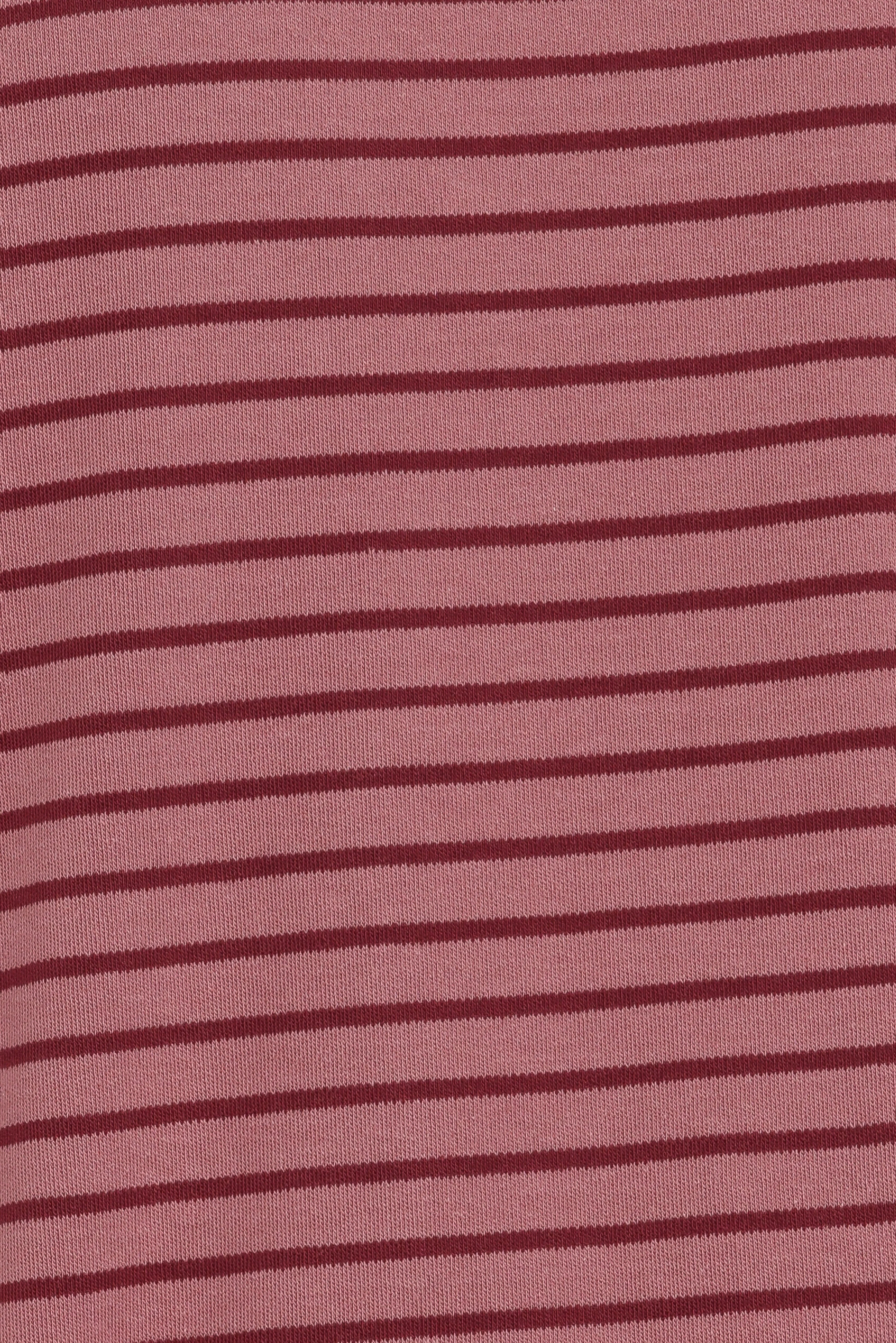 Wilda Oversized Tee Pink Red Stripe