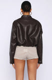 Put In Effort Jacket Chocolate