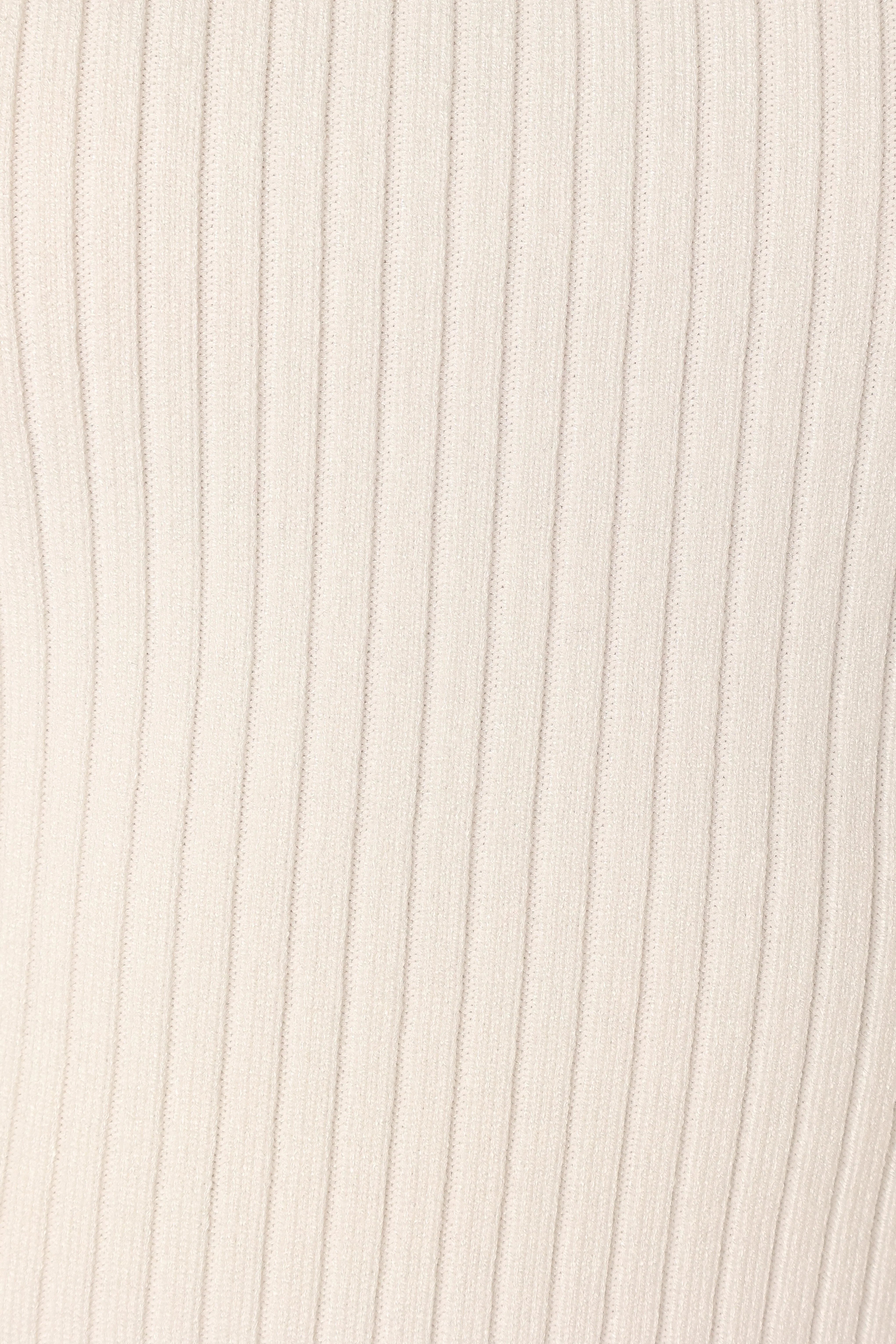 Yara Rib Knit Top White