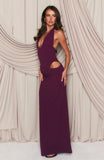 Twilight Temptation Maxi Dress Plum