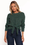 Captivate Knit Sweater Emerald