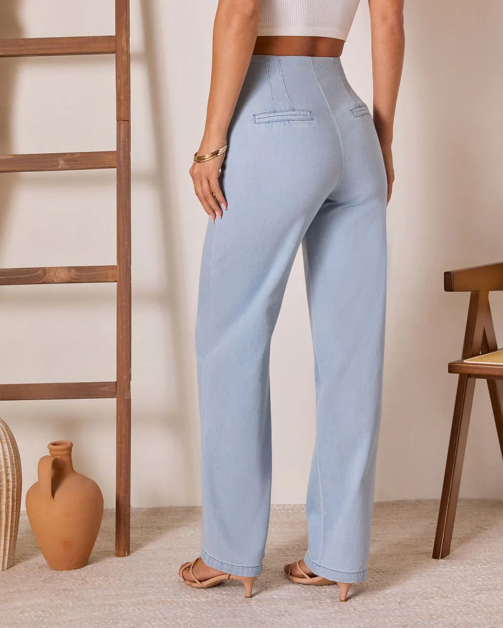 Lianne High Rise Denim Pants
