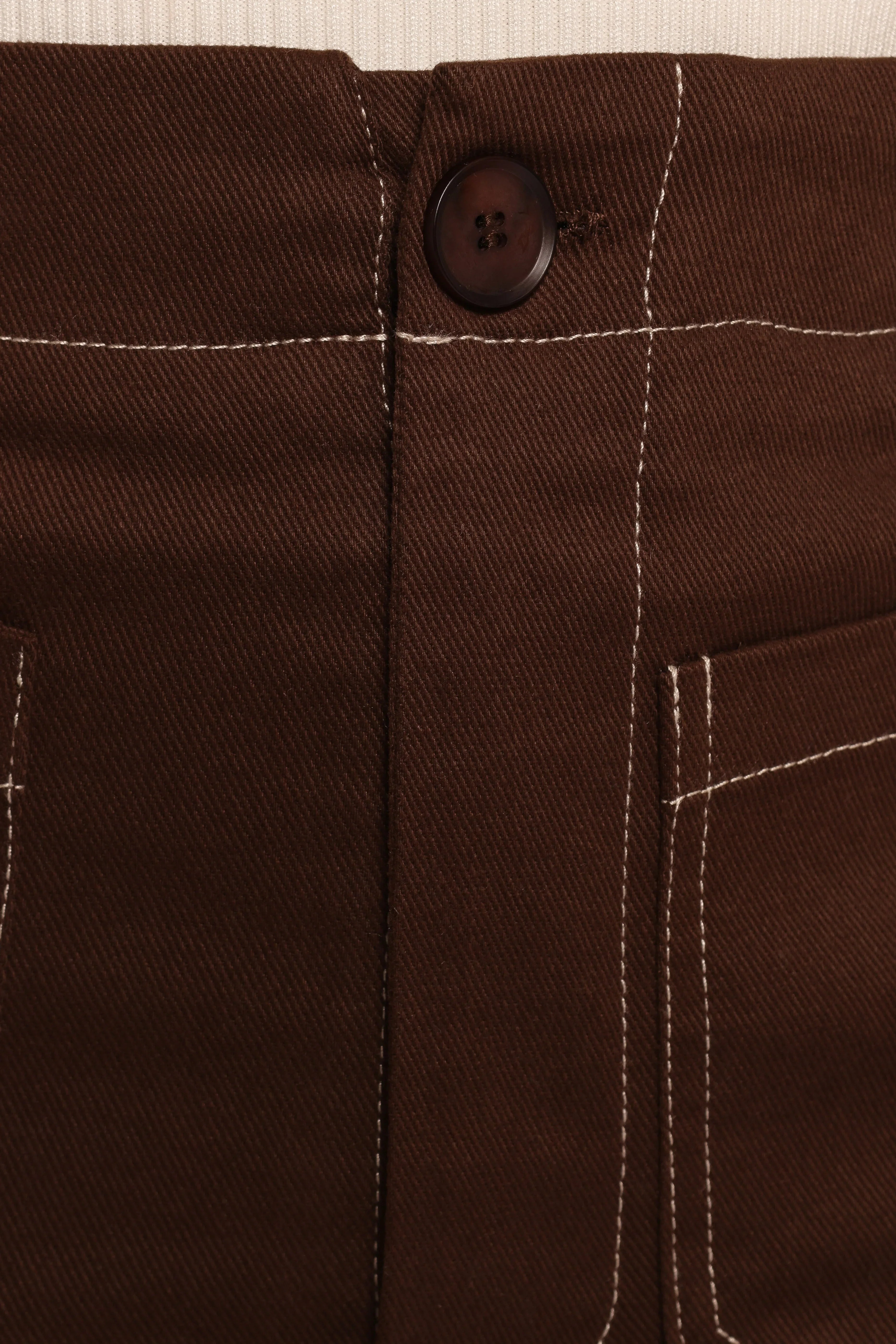 Nikko Midi Skirt Chocolate Brown