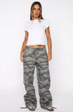 Hidden Waterfalls Cargo Pants Camo Print
