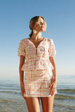 Pippi Top Sunset Check