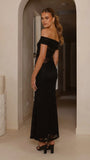 Tiarna Off The Shoulder Maxi Dress Black
