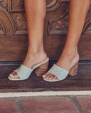 Ameliah Vegan Leather Heel Mules