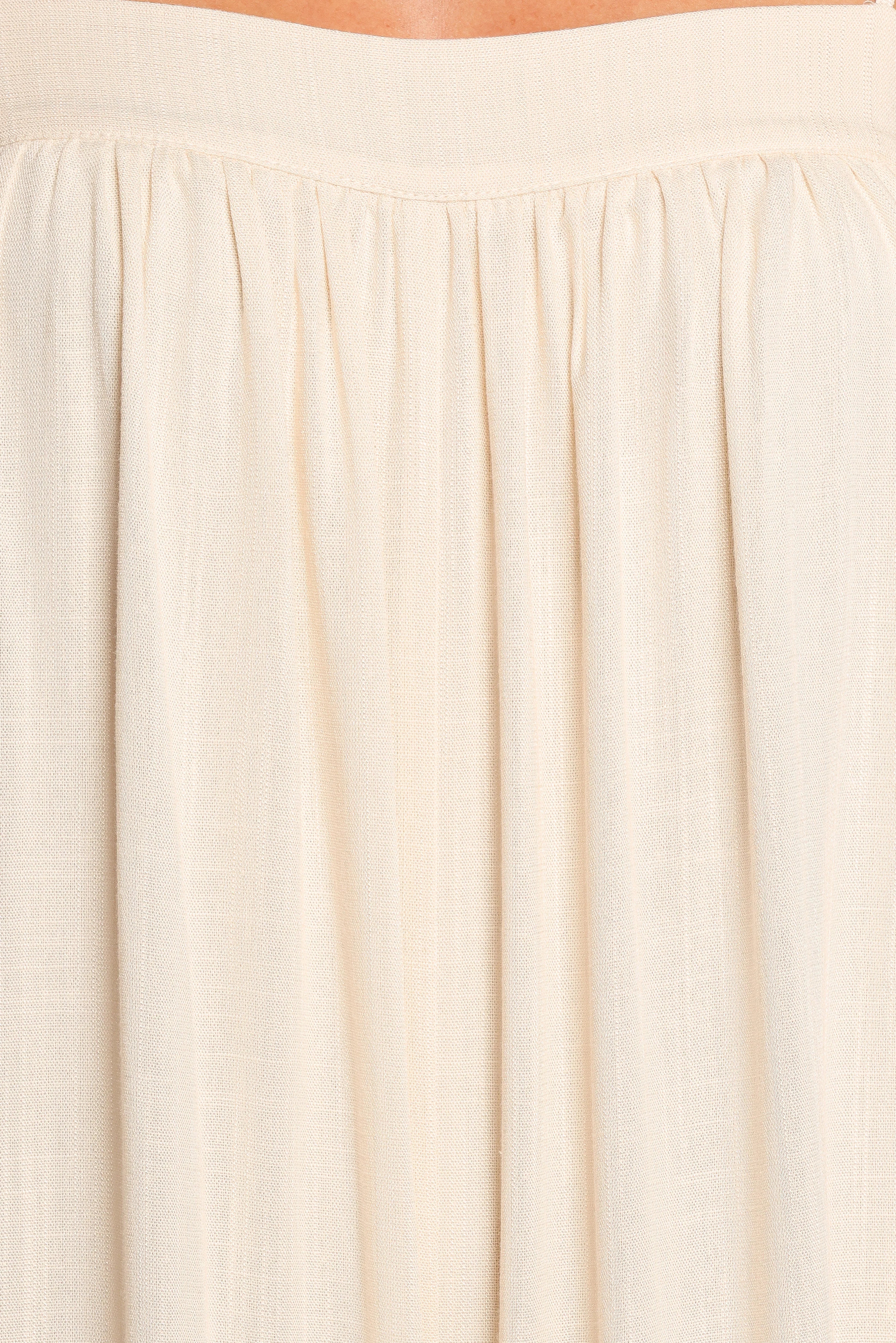 Abegail Flowy Jumpsuit Cream
