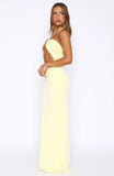 Dont Take Too Long Maxi Dress Lemon