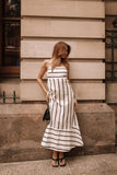 Shantelle Midi Dress Cream Stripe