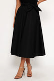Alessandra Midi Skirt Black
