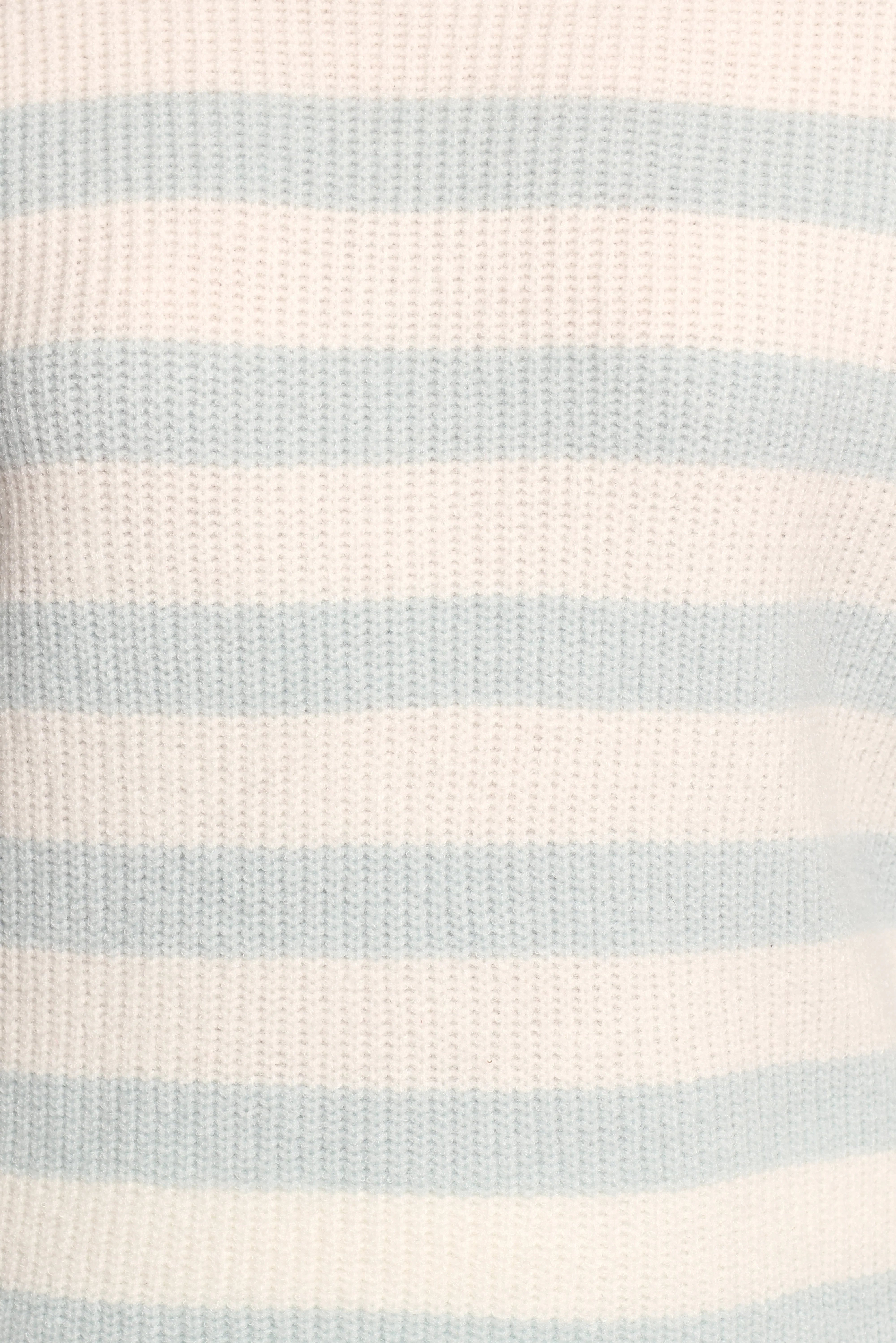 Ciaran Knitted Short Set Cream Blue