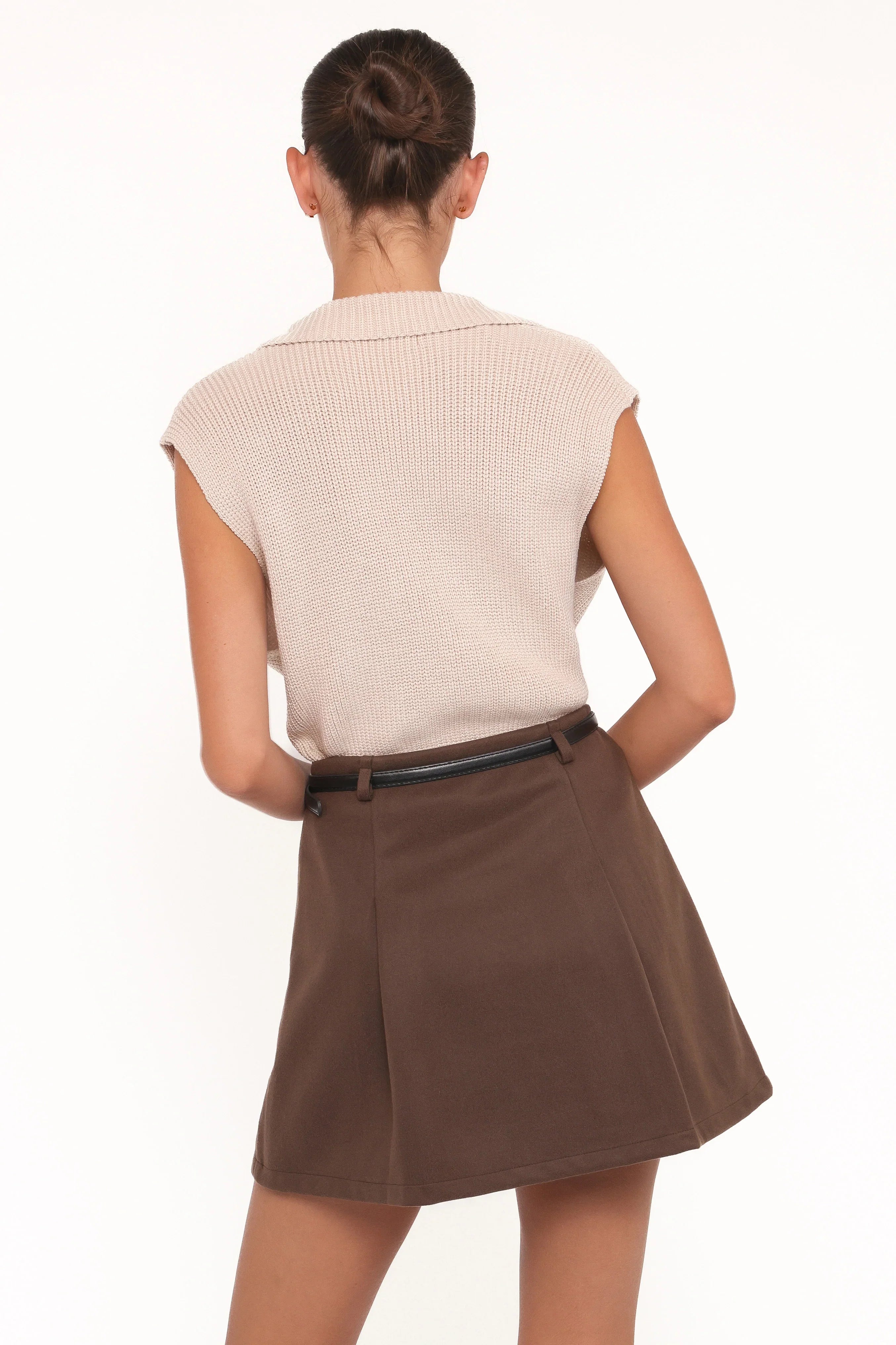 Asha Knitted Top Beige