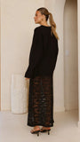 Naiva Oversized Knit Black