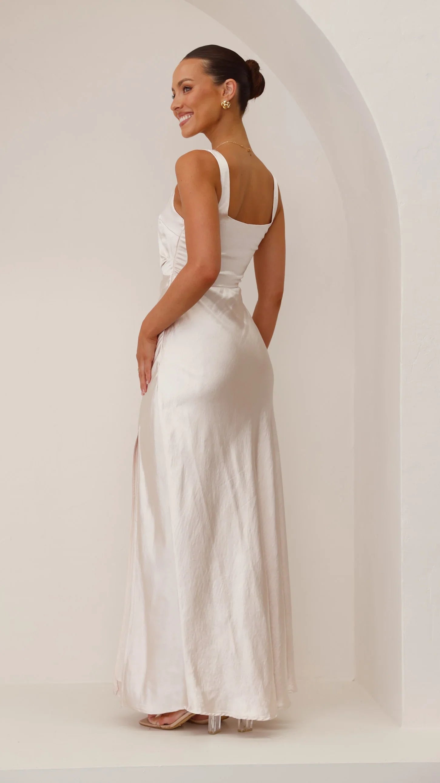 Alaria Maxi Dress Champagne