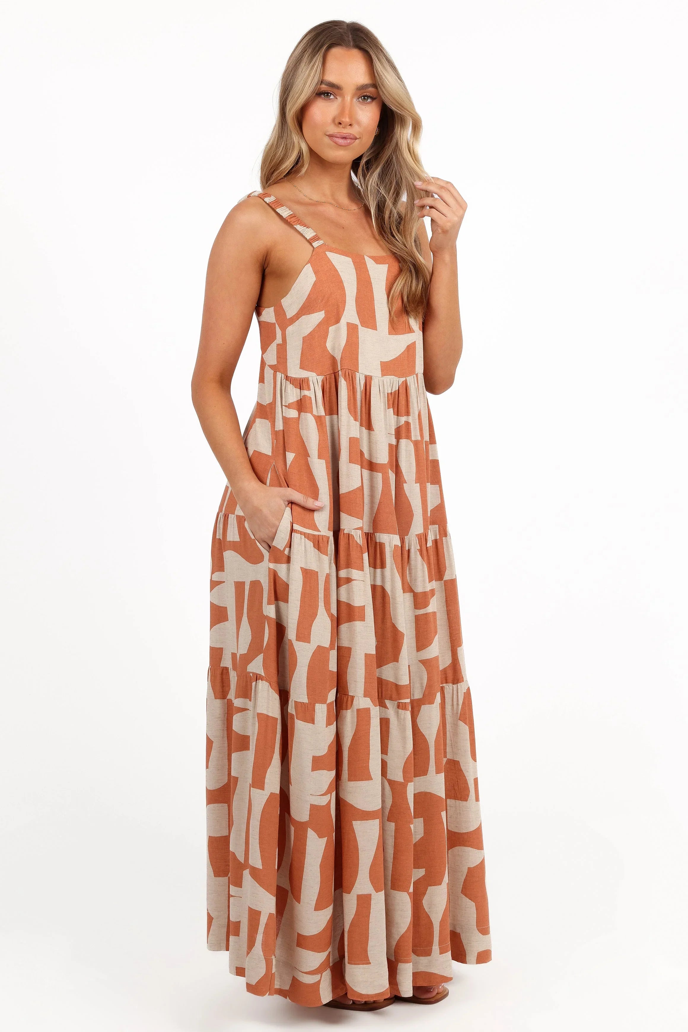 Quincy Maxi Dress Natural Camel