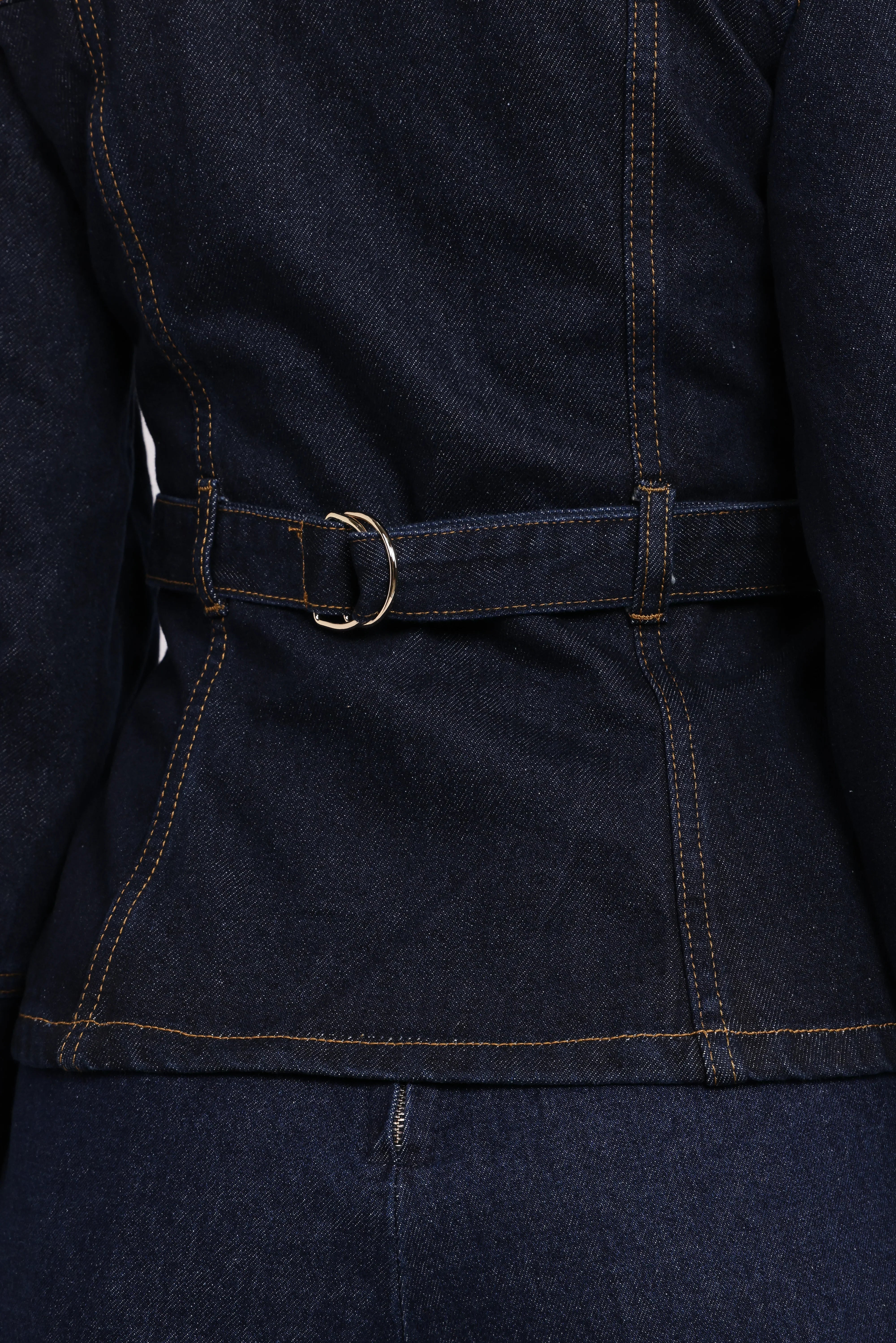 Luchia Denim Jacket Dark Indigo