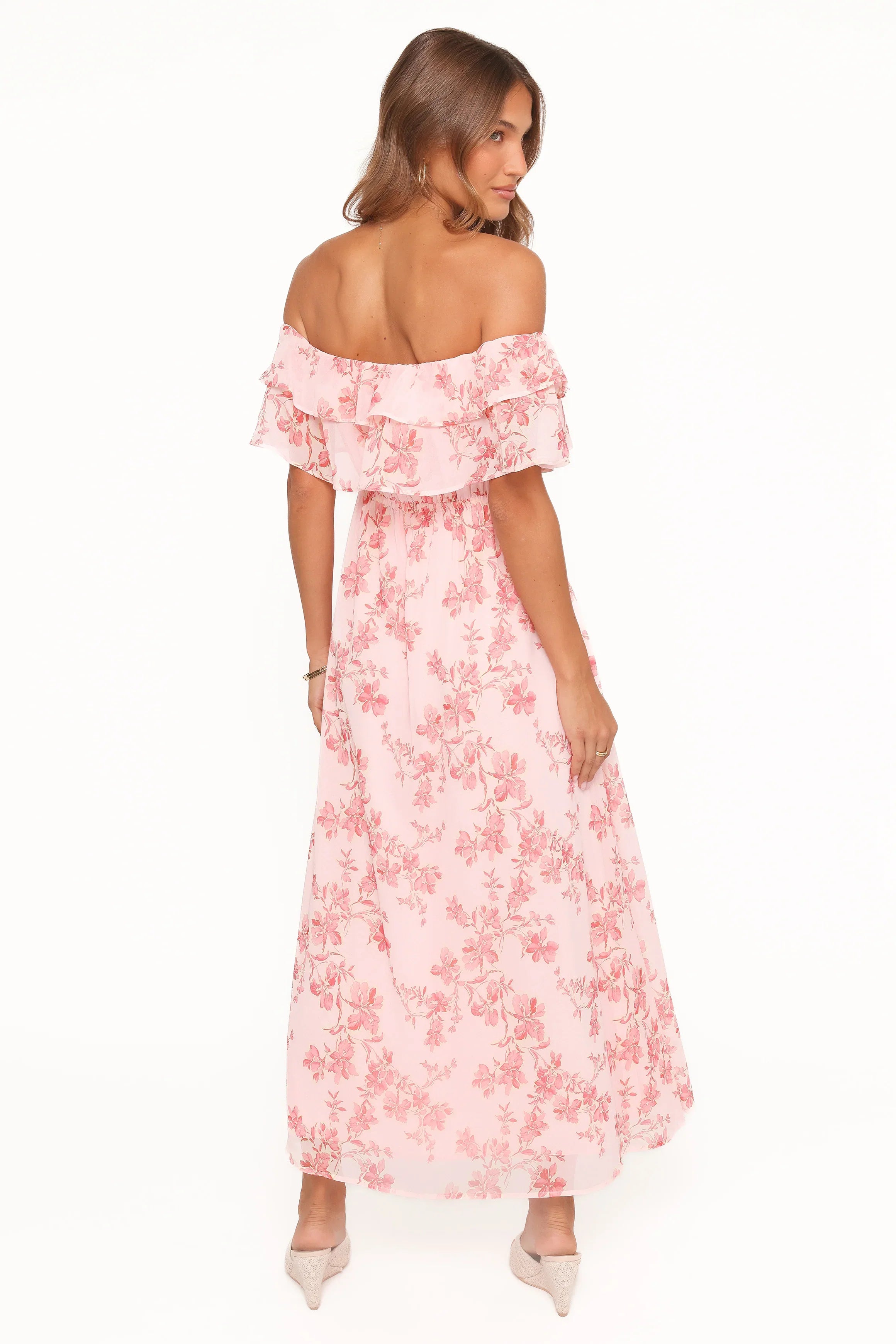 Majesty Maxi Dress Rose Pink Floral