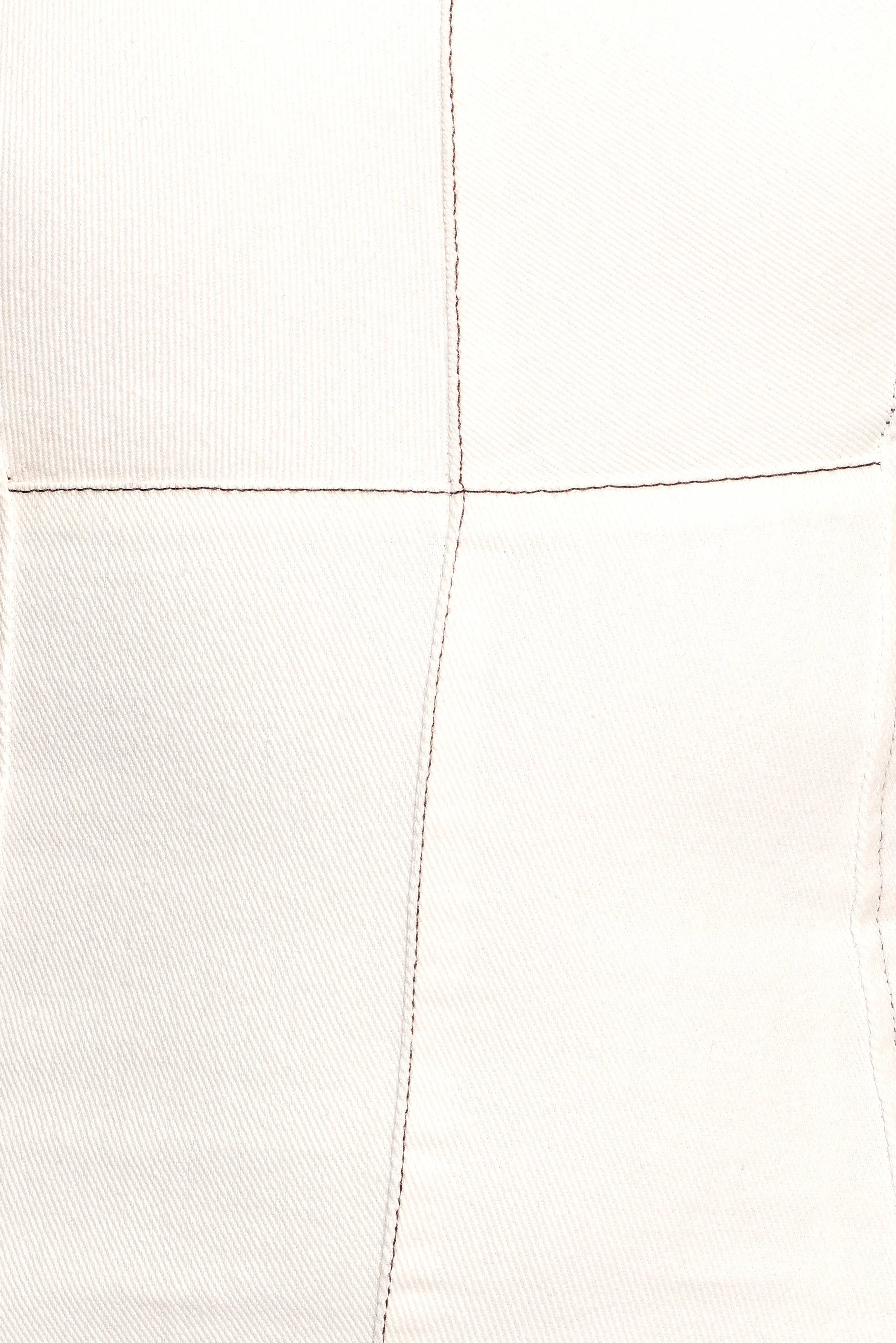 Isley Mini Dress White Denim