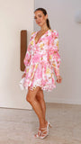 Felicity Mini Dress Pink Floral
