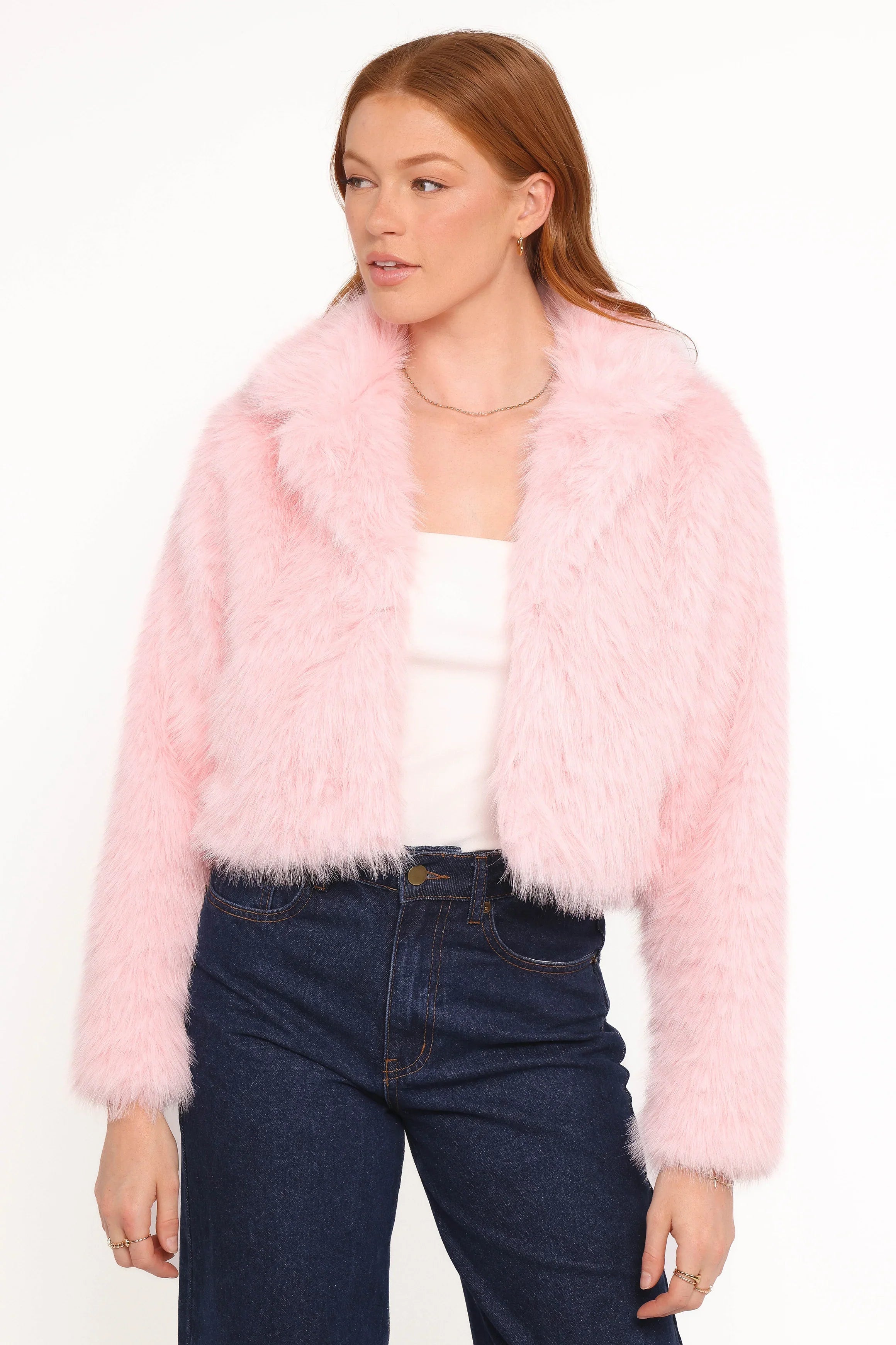 Bobbi Faux Fur Jacket Pink