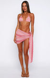 Water Goddess Sarong Sunrise Waves