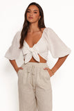 Celine Top White